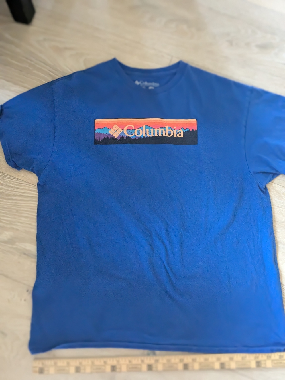 Columbia Blue Logo Short Sleeve Tee